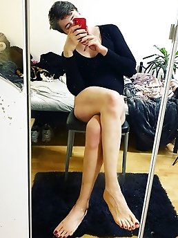 Beautiful transgender women drenched in semen