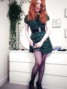 Sexy Size 11 Feet in Tan Nylons
