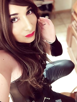 Amazing ladyboy strumpet is getting undressed on photo