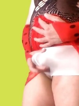 Holly in her panties, a feminine looking character.